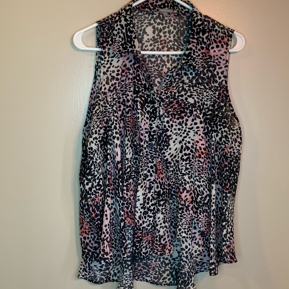 Ombré Flow Cheetah Top